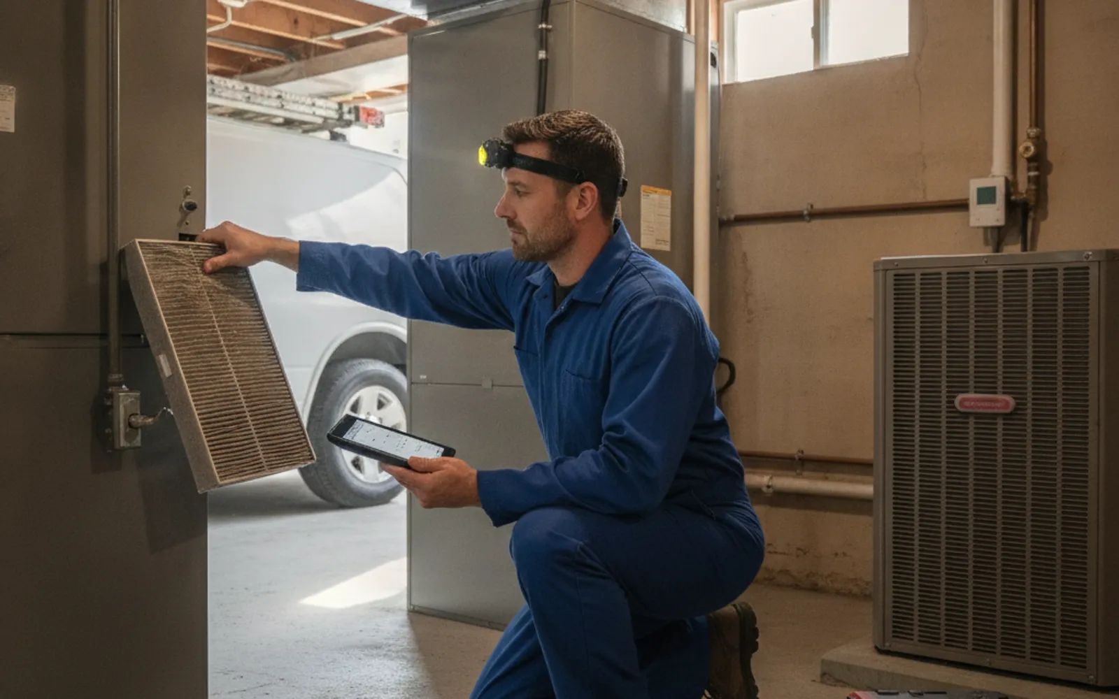HVAC maintenance project